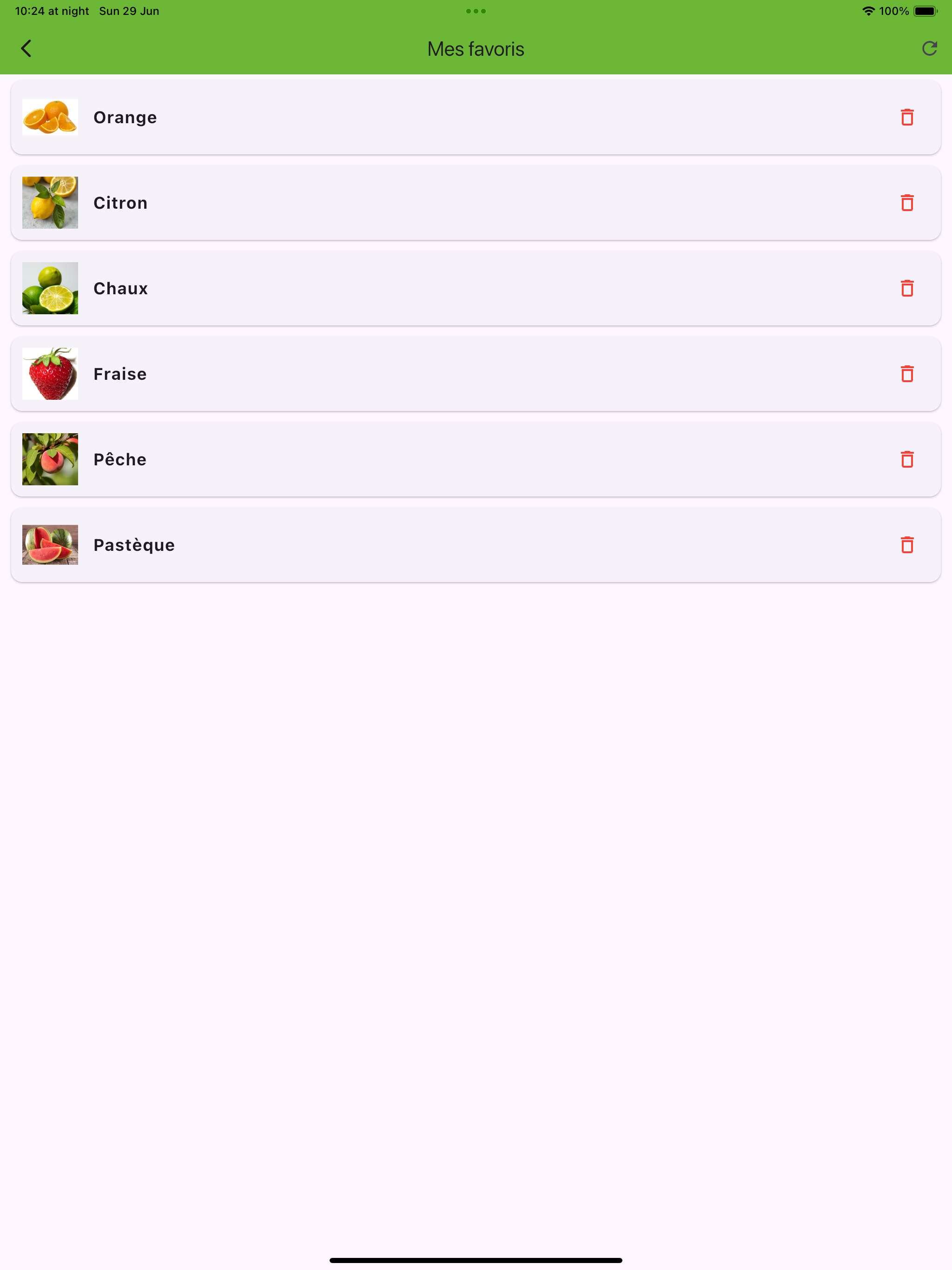 French Fruits Learning Fun screenshot 8