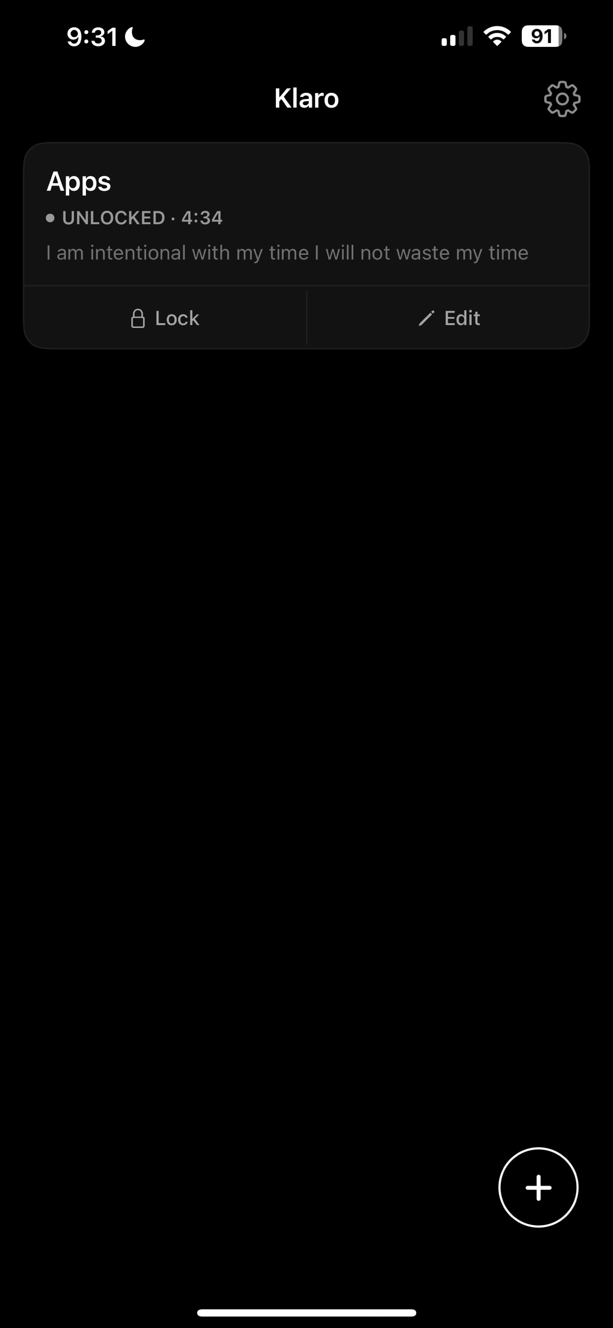 Screenshot 2 of Klaro: App Blocker