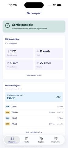Basse Mer · Pêche à pied screenshot