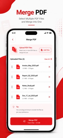 Image to PDF : Merge PDF iPhone screenshot