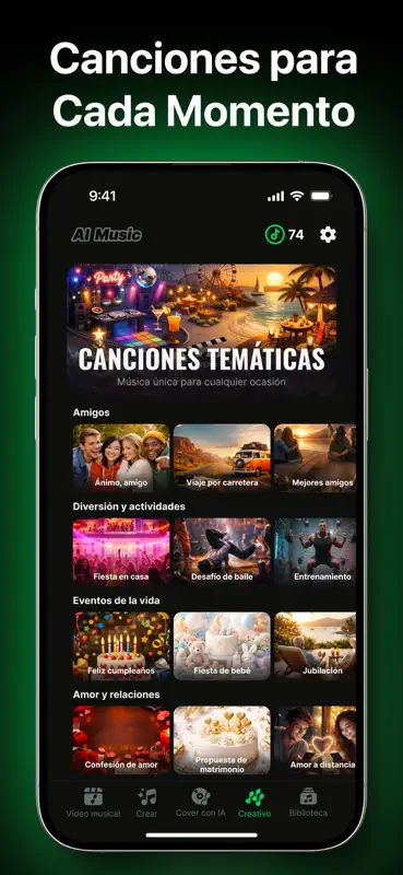 AI Music: Canciones de IA screenshot 3 of 7