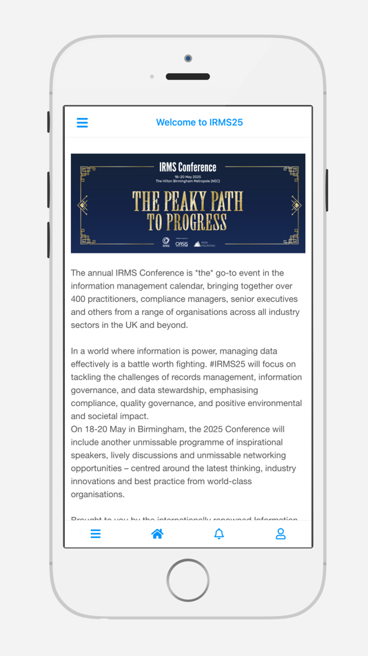 #4. IRMS Conference 2025 (iOS) Με: IRMS Conference