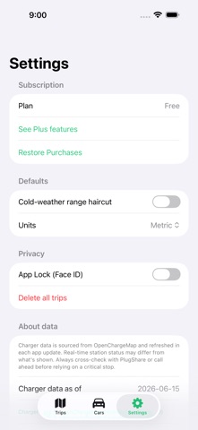 Charge: EV Trip Planner Screenshot 4 of 5