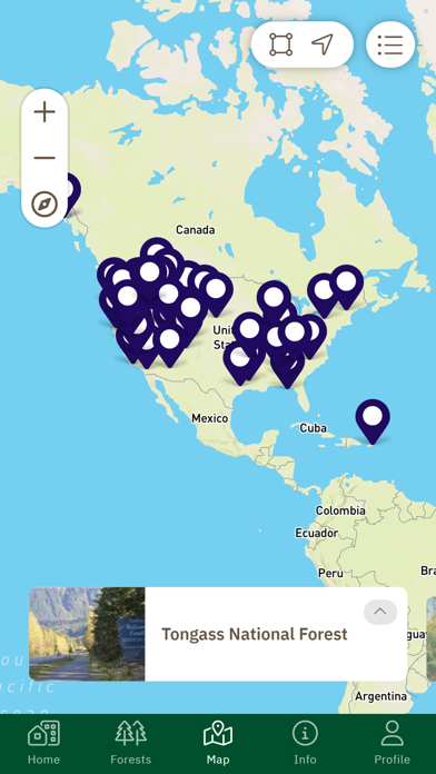 National Forest Explorer Screenshot