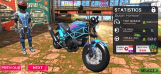 Traffic Speed Moto Rider iPhone screenshot
