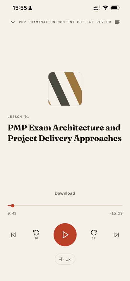 CramClip — Audio Exam Prep screenshot 1
