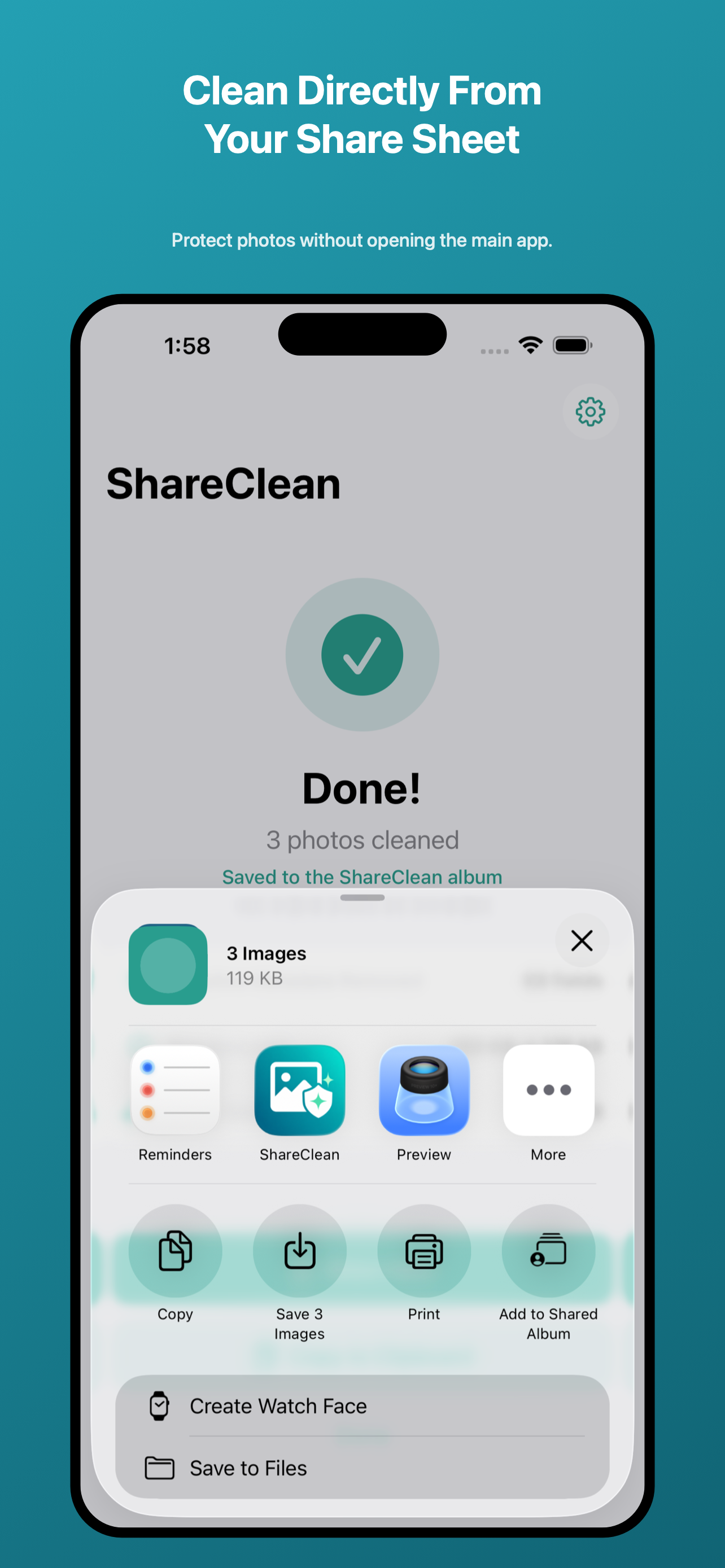 ShareClean-Photo Privacy Tool screenshot 6