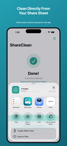 ShareClean-Photo Privacy Tool screenshot