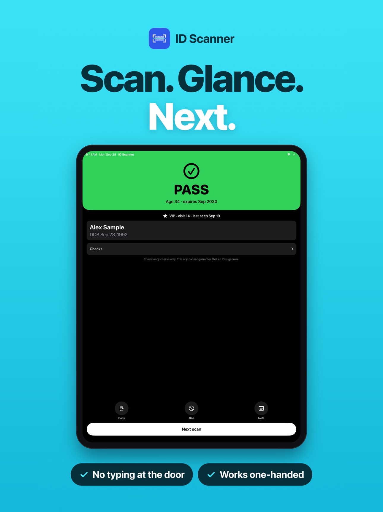 Screenshot 8 of ID Scanner: Bar & Club Door