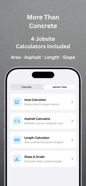 Concrete Calculator & Estimate screenshot 2