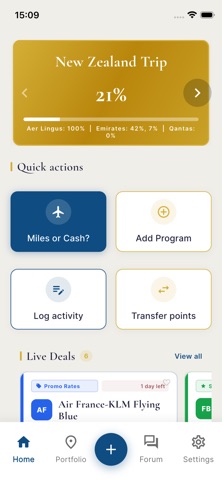 Pointfolio: Miles & Points screenshot