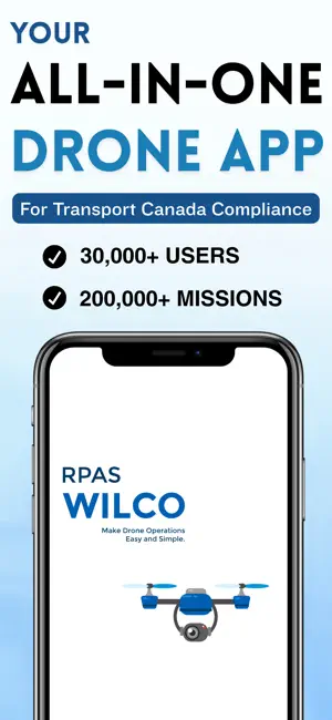 RPAS WILCO: Drone Flight Plans screenshot 1