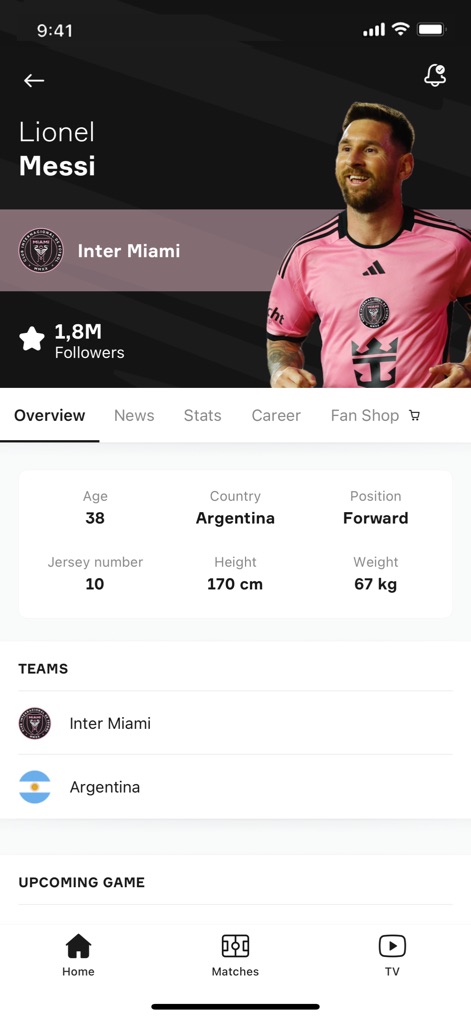 OneFootball: All Soccer Scores - Player Stats & Info