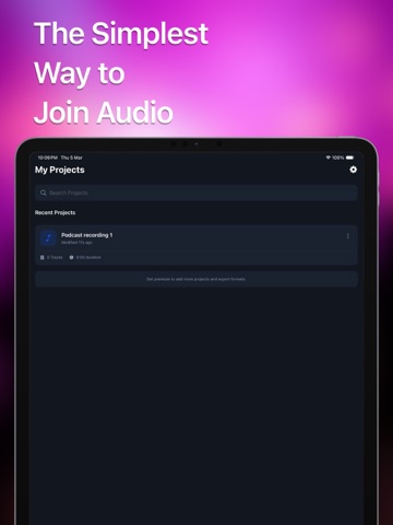 Merge Audio: Combine Sounds iPad screenshot