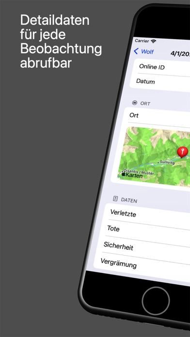 Grossraubtiere Graubünden Screenshot