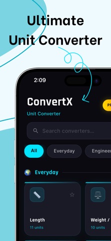 convertX - Unit Converter iPhone screenshot