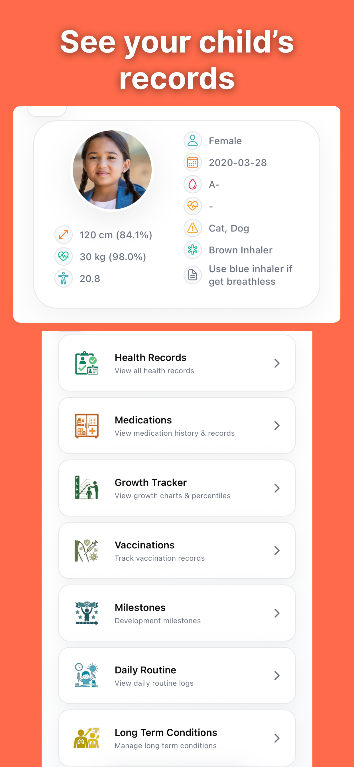 Growie: Your Child's Health screenshot 4