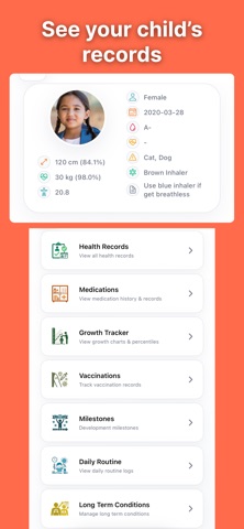 Growie: Your Child's Health screenshot