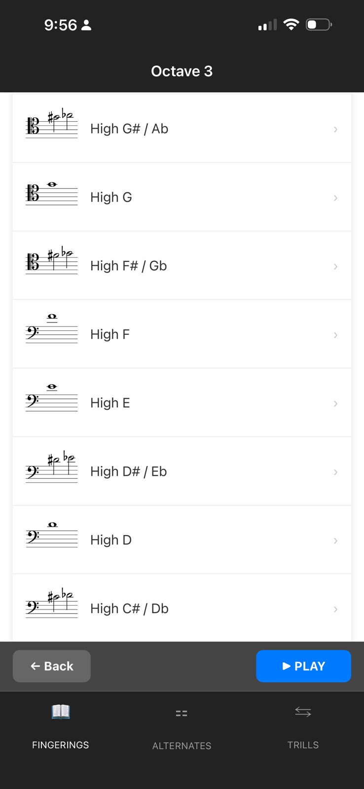 Bassoon Buddy iphone screenshot 6