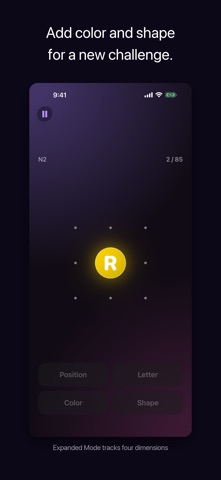 Dual N-Back - Brain Trainer Screenshot 4 of 7