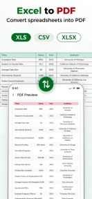 Excel to PDF Converter - XLSX screenshot