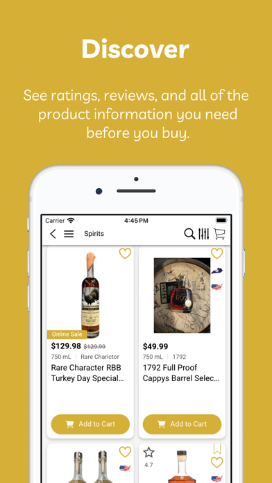 Gold's Wine and Spirits iPhone screenshot 3 - Shopping app