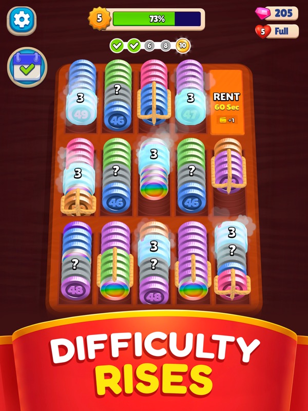 Pocket Sort: Coin Merge Puzzle screenshot 12