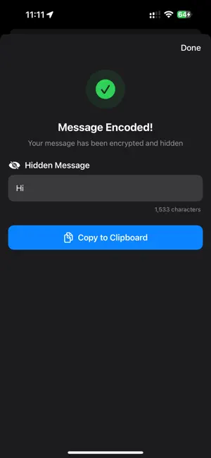 StealthOp: Secure PGP Messages iPhone screenshot 1