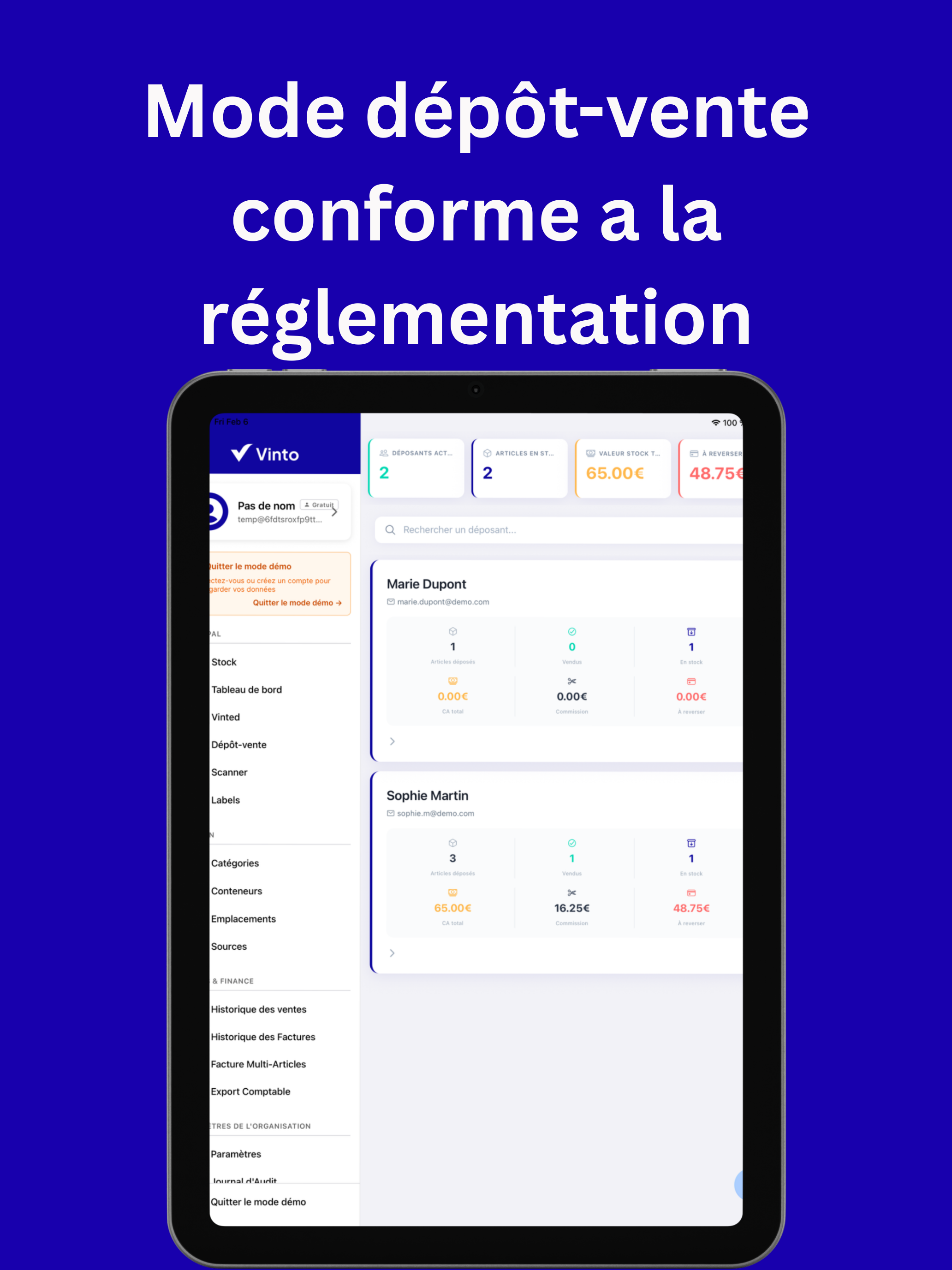 Vinto - Gestion de Stock screenshot 7