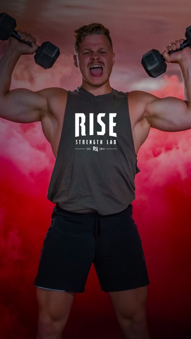 Rise Strength Lab Screenshot 1 - AppWisp.com Rise Strength Lab Screenshot 1 - AppWisp.com