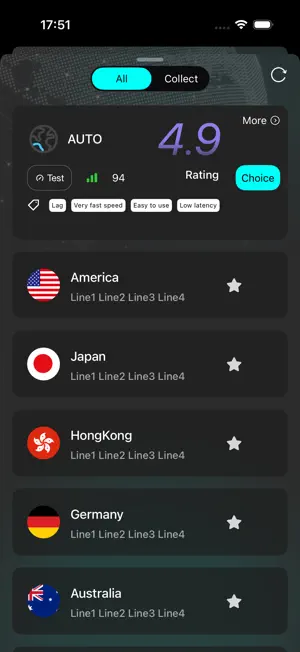 猪猪加速器 iPhone screenshot 2