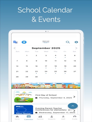 PS 343 Peck Slip School iPad screenshot