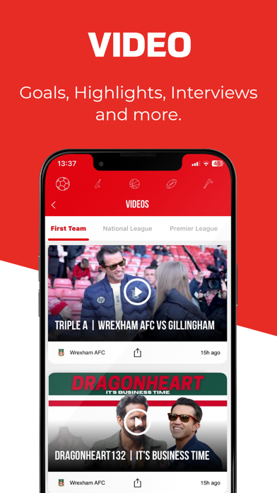 WxmAFC - Live Scores & News Screenshot