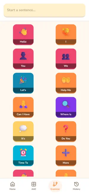 Swirly AAC: First Words screenshot 3