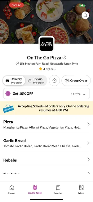 On The Go Pizza. screenshot 2