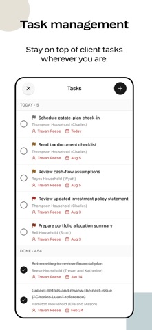 Slant CRM iPhone screenshot