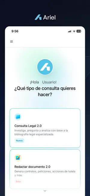 Ariel - IA Legal screenshot 1