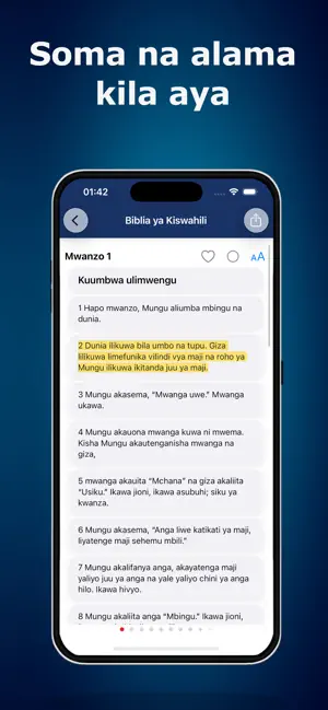 Biblia ya Kiswahili screenshot 3