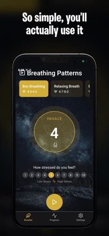 Serenity Now: Breathwork App screenshot