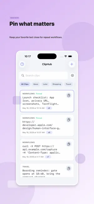 ClipHub Clipboard screenshot 4