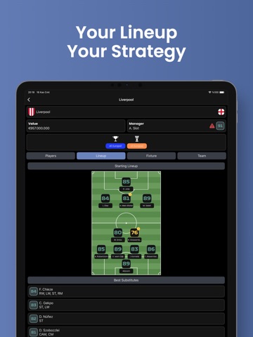 Realer Football Boss 2025 iPad screenshot