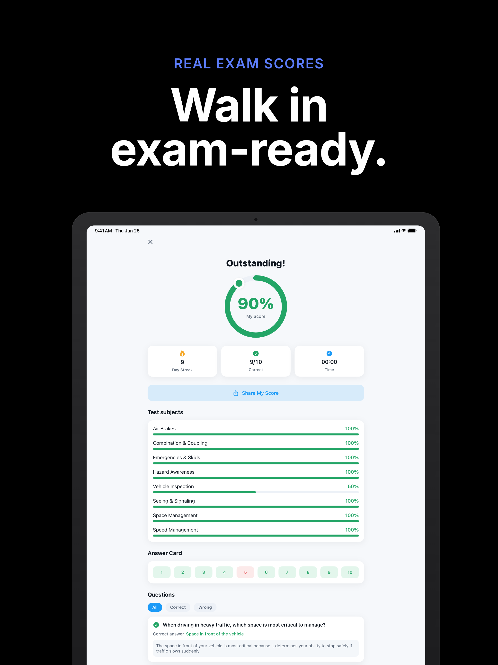 CDL Practice Test: Class A B C screenshot 12