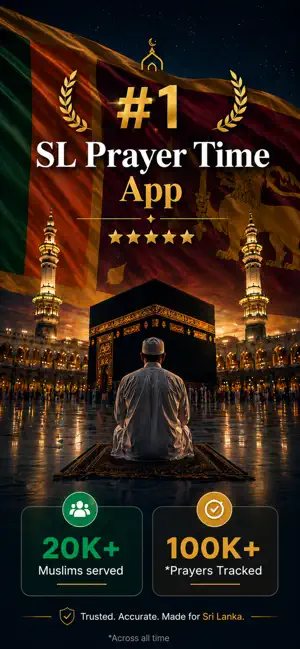 Sri Lanka Prayer Times & Azan screenshot 1
