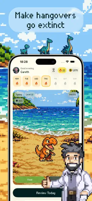 Drynosaur: Drink Less screenshot 1