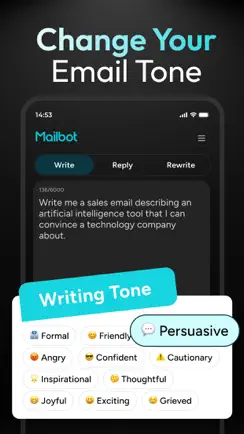 Mailbot - AI Email Writer iPhone image 4