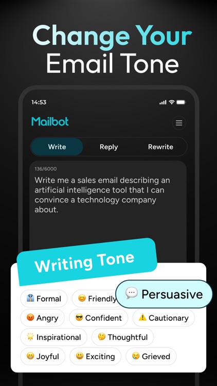 Mailbot - AI Email Writer screenshot-3