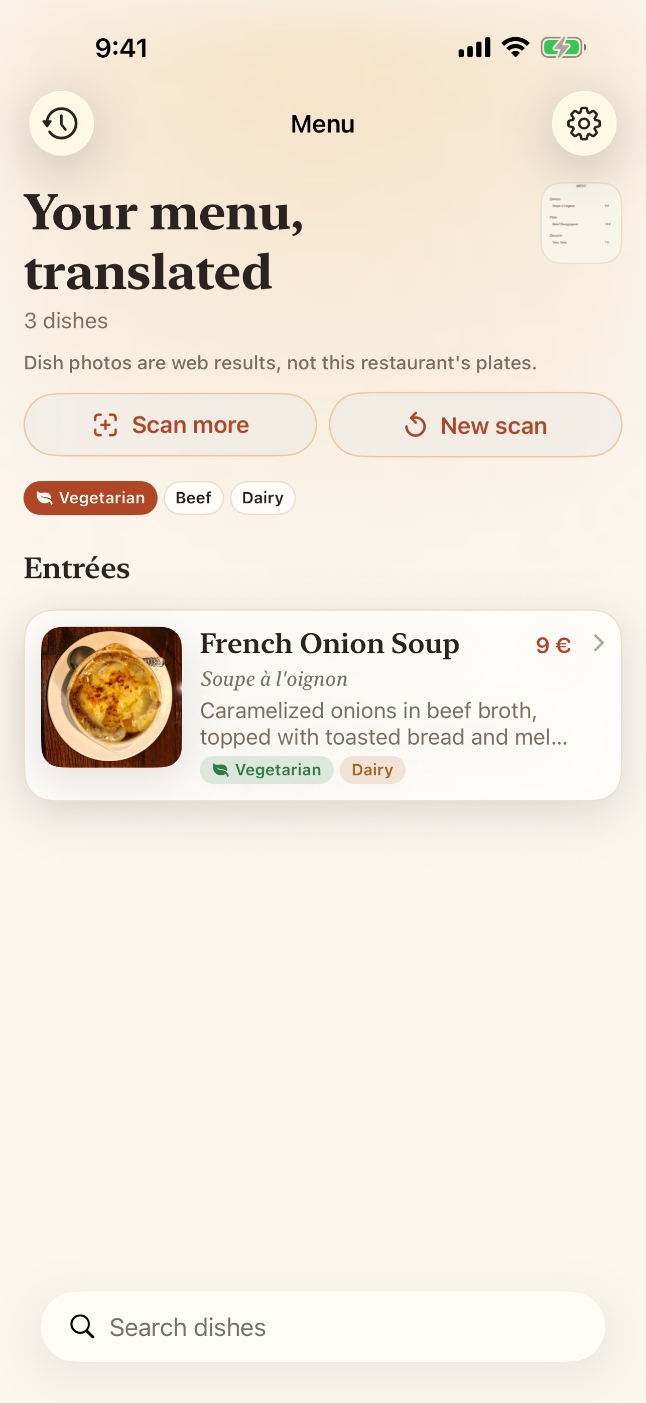 Screenshot 3 of MenuLens: Menu Translator
