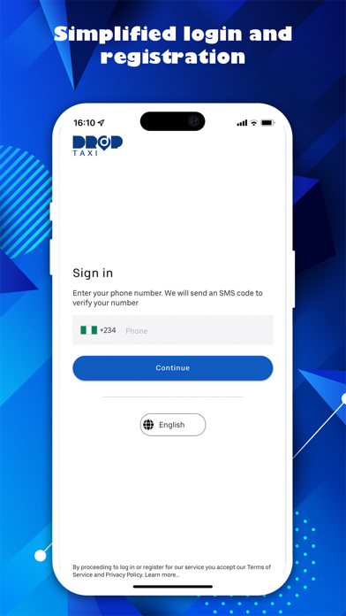 Screenshot 1 of DropTaxi App