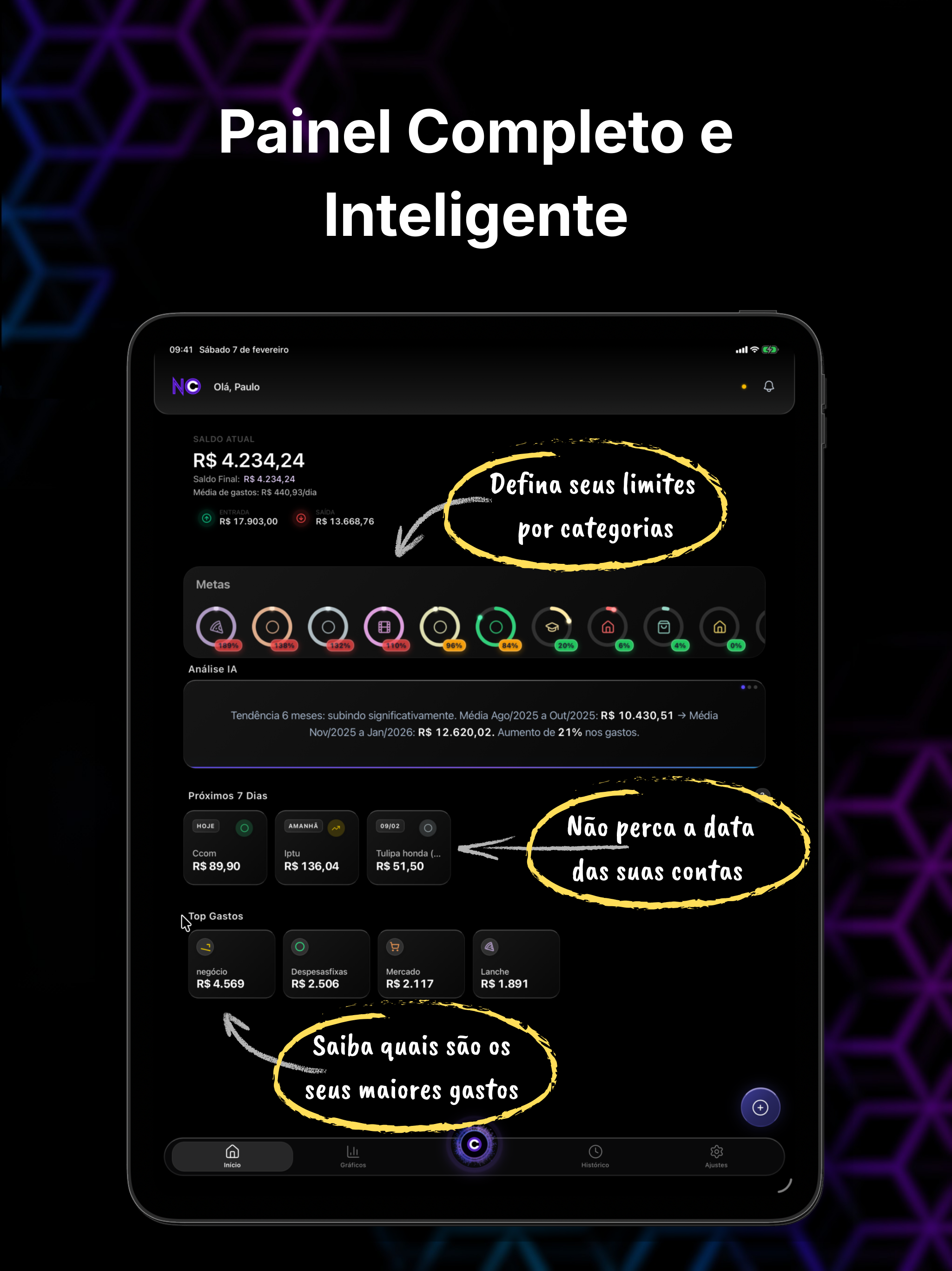 Controle Financeiro No Comando screenshot 13