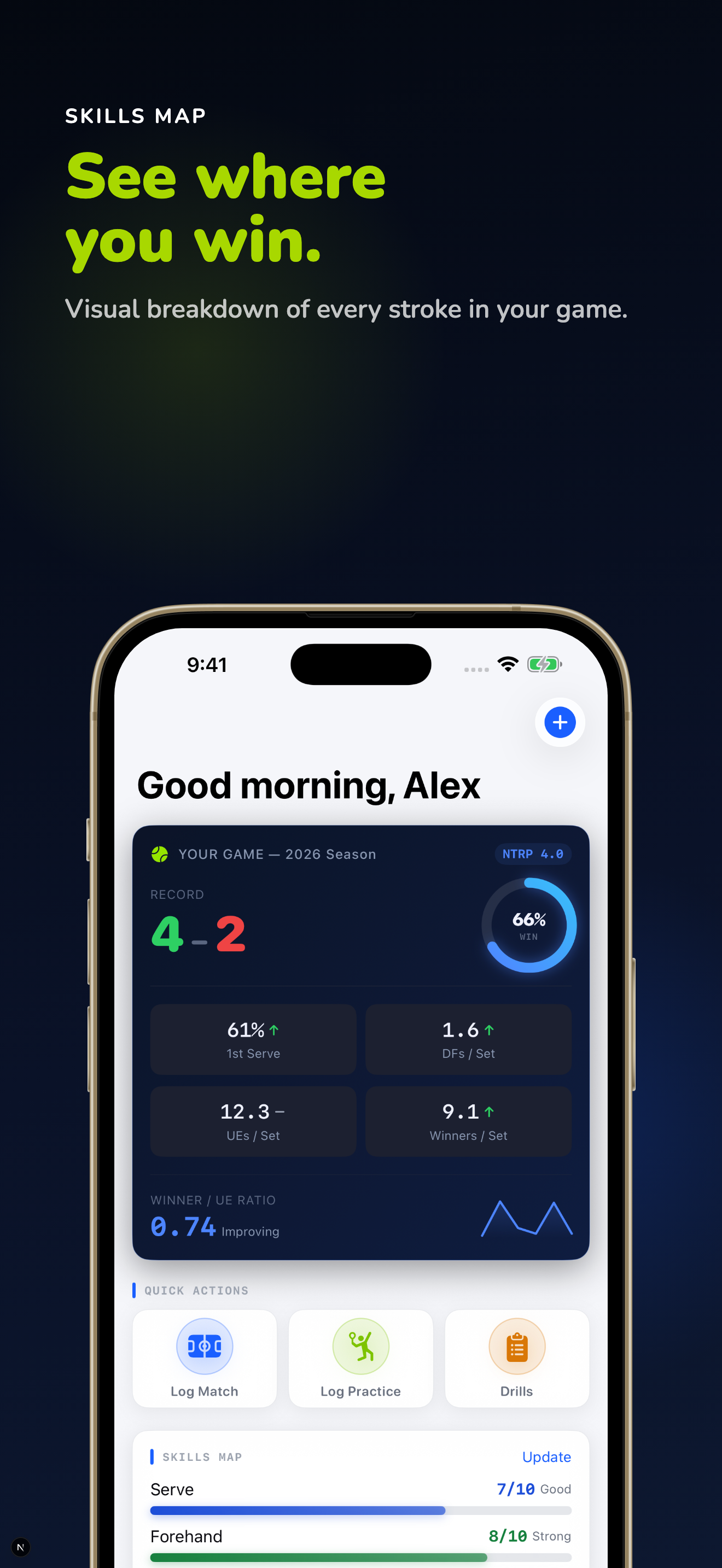 Tennis Stats Tracker - Serve screenshot 3